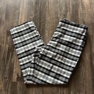 Talbots Black & White Petite Stretchy Dress Pants